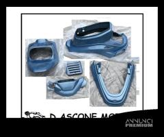 KIT 5 PEZZI CARENE AZZURRO MET MBK BOOSTER 1993 20 - 1