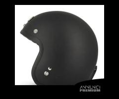 Casco Jet Cafe Racer S250 Black Mat