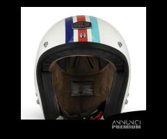 Casco Jet Cafe Racer S250 White / Blue / Shiny Red - 2