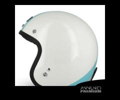 Casco Jet Cafe Racer S250 White / Blue / Shiny Red - 3