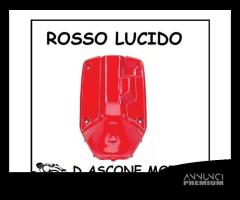 RETRO SCUDO BOOSTER ROSSO LUCIDO CON TAPPO NUMERI