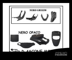 kit carene 8 PEZZI Booster spirit bw's Nuove NERO - 1