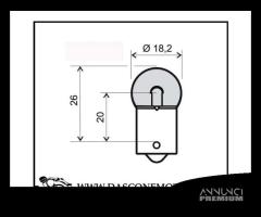 4 Lampadine arancio 12V 10W BA15S G18 frecce boost - 1