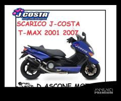 Marmitta JCOSTA SPORT per Yamaha TMAX 2001 2007 - 1