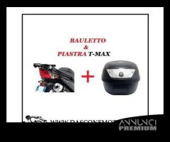 Kit bauletto e piastra tmax 2008 2011 28 lt