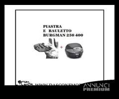 Piastra e bauletto burgman 250 400