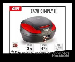 Bauletto Givi 47lt Nuovo