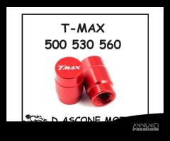 2 COPERCHI VALVOLE TMAX 500 530 560 ROSSO