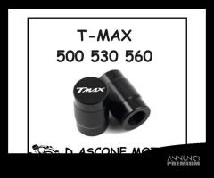 2 COPERCHI VALVOLE TMAX 500 530 560 NERO