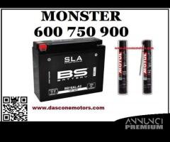 Batteria Monster 600 750 900 Nuova