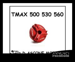 Tappo olio motore tmax 500 530 560 rosso - 1