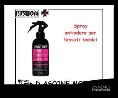 Spray antiodore per tessuti tecnici