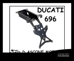 PORTA TARGA DUCATI 696 NUOVO REGOLABILE