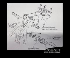 PortaTarga Regolabile Honda CB650R 2021 Lightech