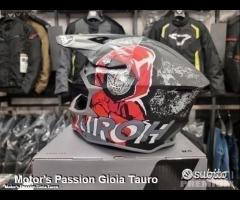 AIROH Casco Cross Wraap - Alien - Red Matt