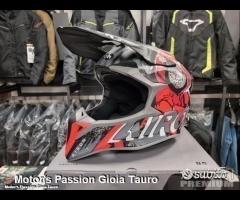 AIROH Casco Cross Wraap - Alien - Red Matt - 7