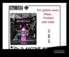 Kit pulizia moto Clean, Protect and Lube