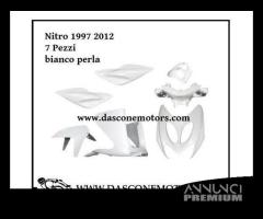 Kit carene aerox nitro mbk 1997 2012 bianco Perla - 1