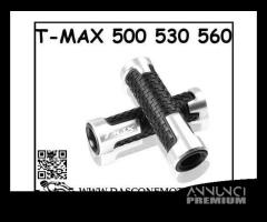 Coppia manopole tmax 500 530 560 argento