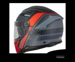 CASCO INTEGRALE S451 Revenge - Fibre Nero - Rosso - 2