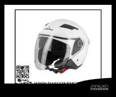 Casco Demi-Jet S760 Bianco