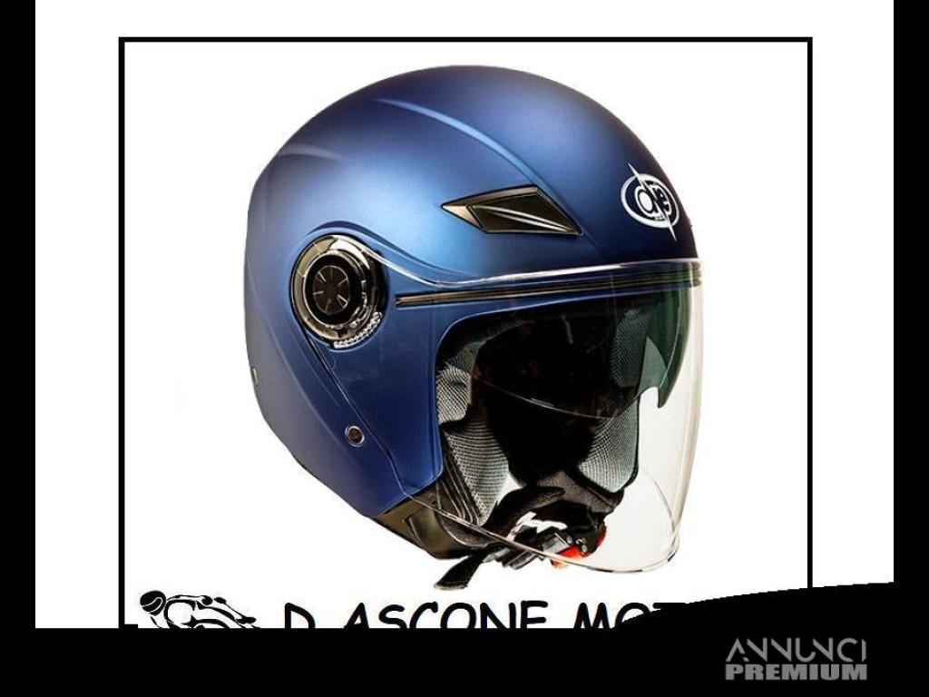 CASCO ALFA DOPPIA VISIERA BLU OPACO - 1