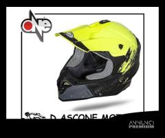 CASCO CROSS TIGER 2.0 GIALLO NERO - 1