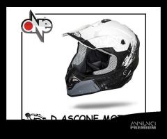 CASCO CROSS TIGER 2.0 BIANCO/NERO