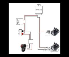 Faretti fendinebbia e9 cablaggio smart sottochiave - 12