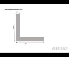 Profilo barra angolare in ferro l zincato
