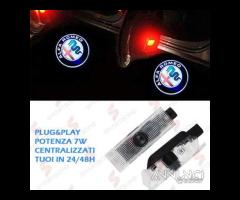 Proiettori led logo alfa romeo stelvio giulia luci