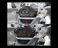 Protezione faro griglia bmw R1200GS LC ADV 06-13