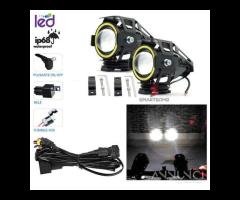 2 Fari supplementari moto U7 LED universale moto