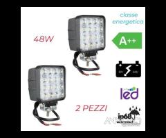 Faro led off road luce supplementare 12/24v 48w - 2