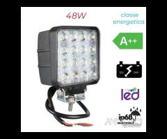 Faro led off road luce supplementare 12/24v 48w