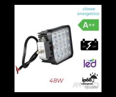 Faro led off road luce supplementare 12/24v 48w - 5