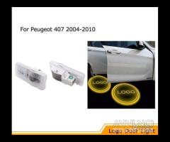 LUCI LED PROIETTORI LOGO PEUGEOT 408 508 crz 407 P