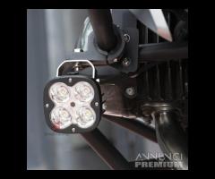 2 Faretti profondità led moto 60w kit cablaggio - 3