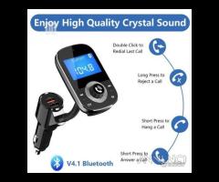 BLUETOOTH AUTO TRASMETTITORE FM ricevitore WIRELES