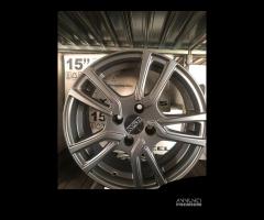 CERCHI NUOVI RAGGIO 15 POLLICI OPEL Corsa D 4 bolt