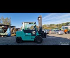 CARRELLO ELEVATORE MITSUBISHI 45 FORCHE GIREVOLI