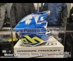 AIROH Casco Cross Wraap Mood Blue Motor's Passio