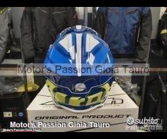 AIROH Casco Cross Wraap Mood Blue Motor's Passio