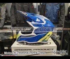 AIROH Casco Cross Wraap Mood Blue Motor's Passio - 6