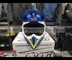 AIROH Casco Cross Wraap Mood Blue Motor's Passio - 8