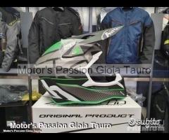 AIROH Casco Cross Wraap Mood Green Motor's Passion