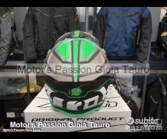 AIROH Casco Cross Wraap Mood Green Motor's Passion