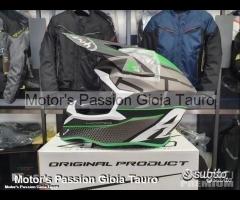 AIROH Casco Cross Wraap Mood Green Motor's Passion - 6