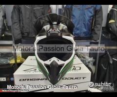 AIROH Casco Cross Wraap Mood Green Motor's Passion - 8