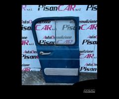 Porta originale blu posteriore DESTRA Dx Renault 4